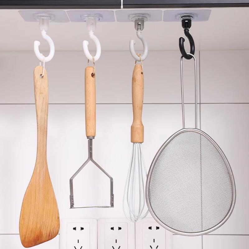 ZISIZ Rotating Adhesive Ceiling Hooks