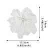White Mesh Double-Layer Three-Dimensional Flower Bead Corsage Lace Clothing Wedding Dress Decorative Cloth Sticker