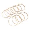 As Picture Show Durability Beautiful Flower Wreaths Creative DIY Craft Crafts Wooden Rings Lightweight Wooden Rings