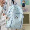 Dot Print Girls Backpack Junior High School Student Lightweight Schoolbag