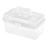 Clear Plastic Art Storage Box Watercolor Oil Painting Supplies Multipurpose Case Portable for