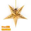 Gold Five Star Ornament for Home Decor