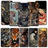 Cool Animal Tiger Lion Phone Case for Samsung A17 A13 A15 A25 A35 A51 A55 A71 A21S A11 A31 A41 A23 A53 A73 5G A03S A05s Cover