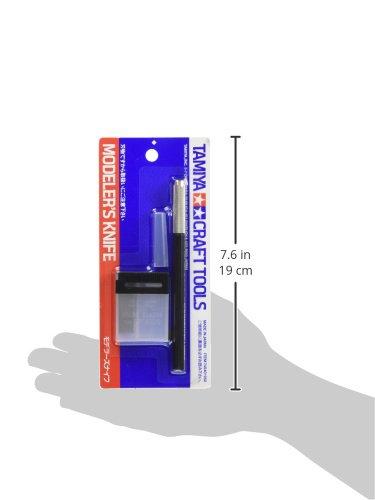 Tamiya Bastelwerkzeug-Serie Nr.. 40 Modellbaumesser für Plastikmodelle (74040) Metall