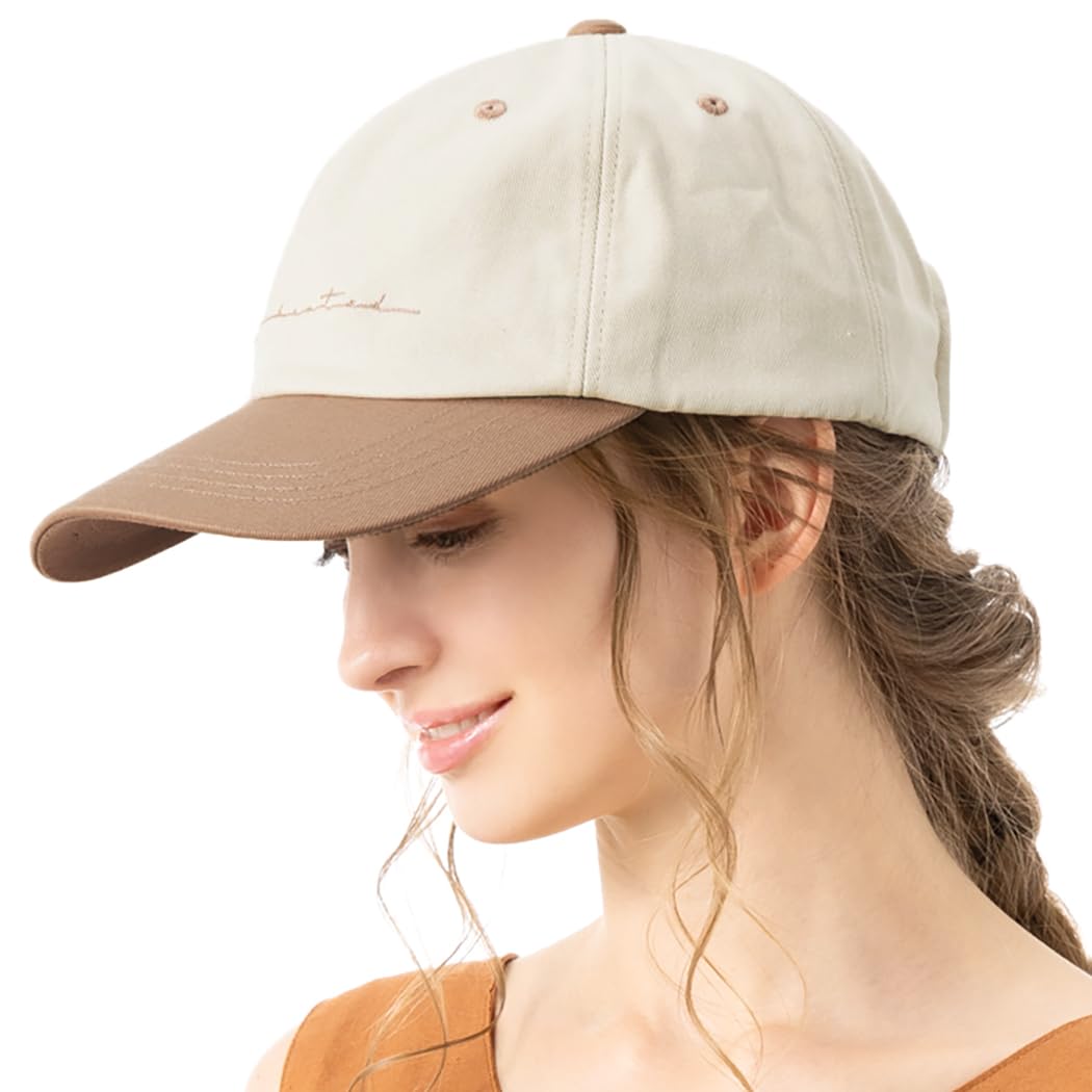 

Deep Cool to the UV Adjustable All Season One Size Fits Most Beige Loo&c Women s Two-Tone Cap, 100% Cotton, Touch, Protection, Size, Cap, (56-59cm) - бежевый
