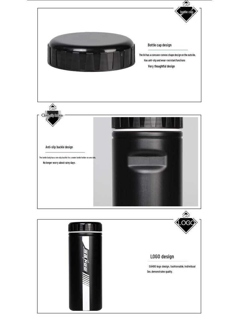 Sahoo Bicycle Water Bottle Storage & Repair Tool Can for Mountain and Road Bikes