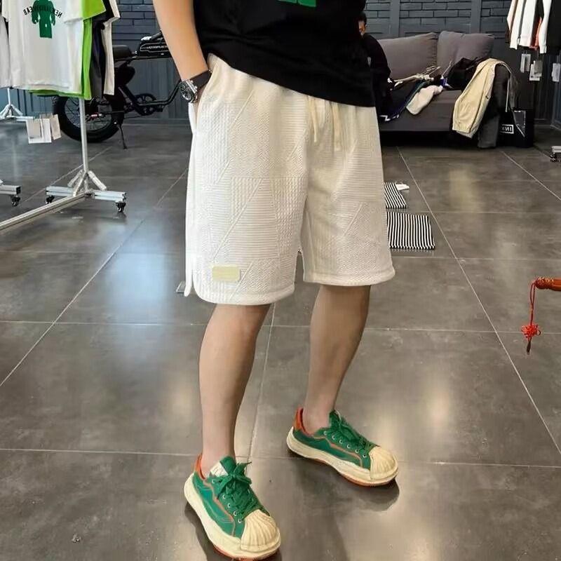 Herrenbekleidung Sportshorts Sommer Leichtgewicht Locker Geschnitten Gerader Schnitt Lässig Vielseitig Trendig Neuankömmling
