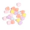 200PCS Craft Beads 12mm Jewelry Making Part Decorative Beads Beads Acrylic Texture Loose Beads Set for Jewelry Making