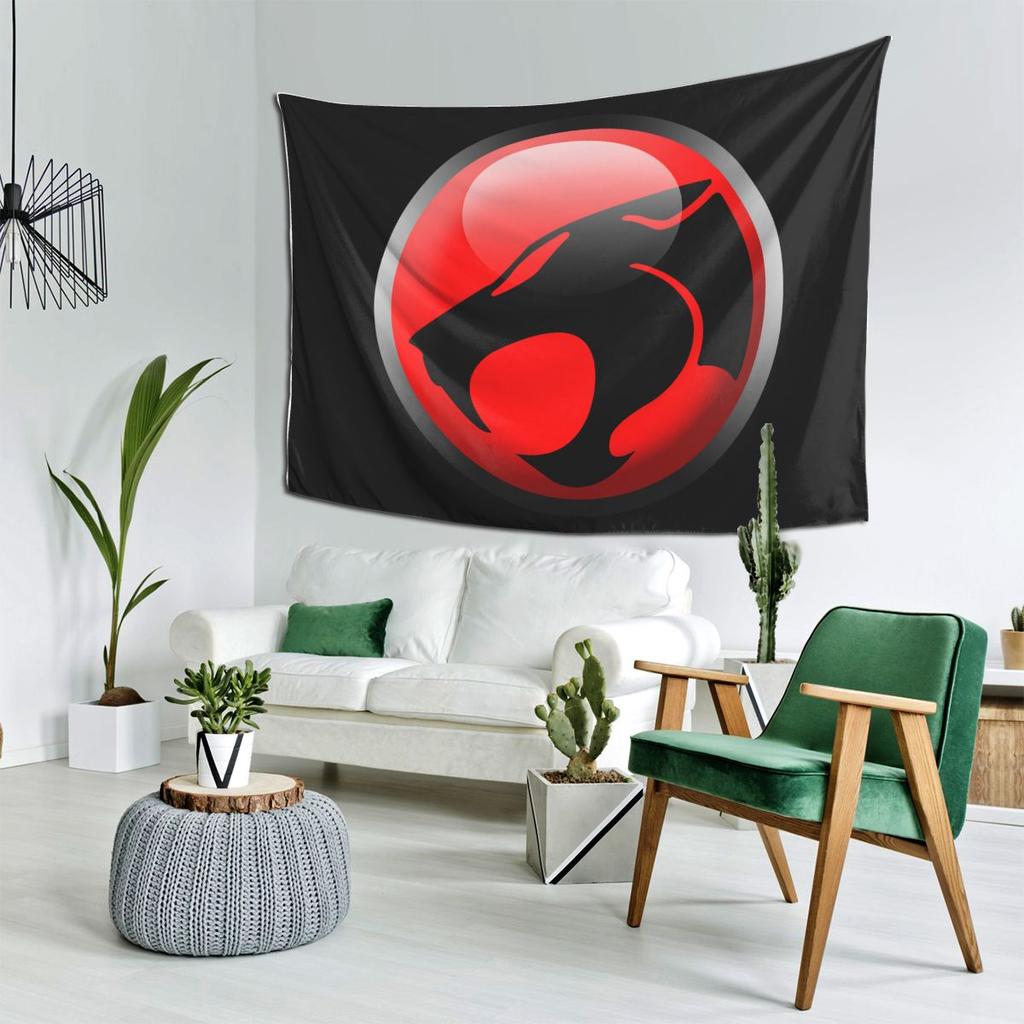 Tapiz de Thundercats Decoración Arte Tapices Estéticos para Sala de Estar Dormitorio Hogar Tela de Pared Colgante de Pared