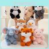 Fox Cute Stuffed Animal Toy Short Plush Material Children Bedroom Doll Gift