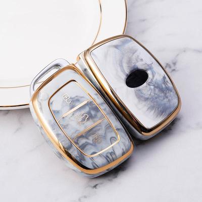 Modern Car Key Cover for Ix25, Ix35, Sonata, Elantra, Mistra - Protective Shell Bag