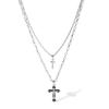 Trendsetting Geometric Heart And Wing Necklace Unique Alloy Jewelry For Women