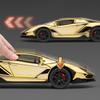 Electroplated 1/24 Lamborghini 770 Supercar Alloy Model Ornaments Toys Diecast Miniature Voiture Children Boy Gift Birthday