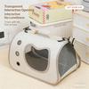 Portable Water Resistant Pet Carriers With Breathable Large Opening For Dog And Cats Adjustable Shoulder Strap Size