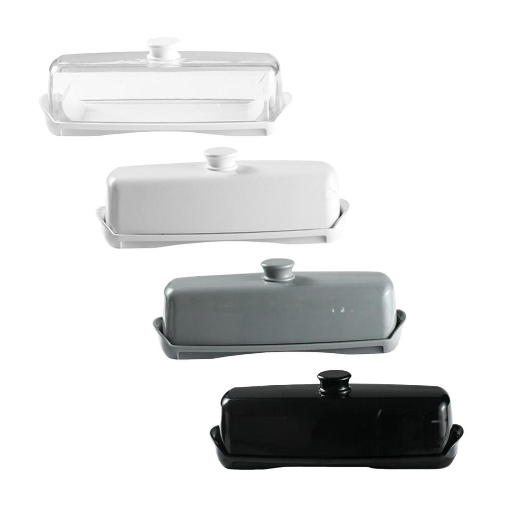 Household Butter Dish with Lid Kitchen Organization Butter Keeper Container for Baking Countertop Restaurant Cake Shop Fridge