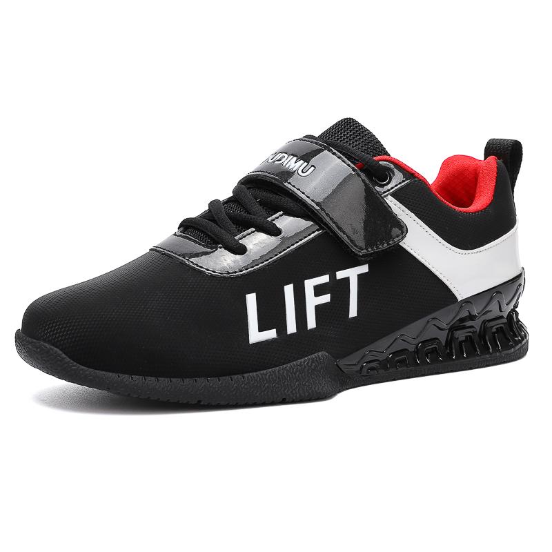 New Professional Men's Weightlifting Training Shoes, Large Size 46, High Quality Squat Hard Pull Shoes, Mens Weightlifting Shoes