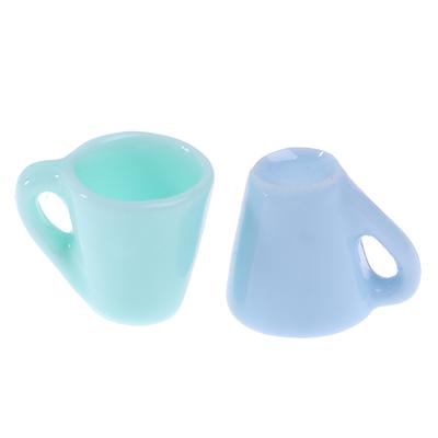 10 unidades 1:12 Casa de bonecas miniatura caneca copo de água modelo cozinha acessórios brinquedos