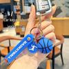 NBA Basketball Keychain Souvenir: Cross-Border Simulation Pendant for Backpack or Small Gift