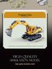 Large Flatbed Transport Truck Semi-Trailer Dolly Toy: Children's Inertial Car, Engineering Excavator, Military Vehicle.
