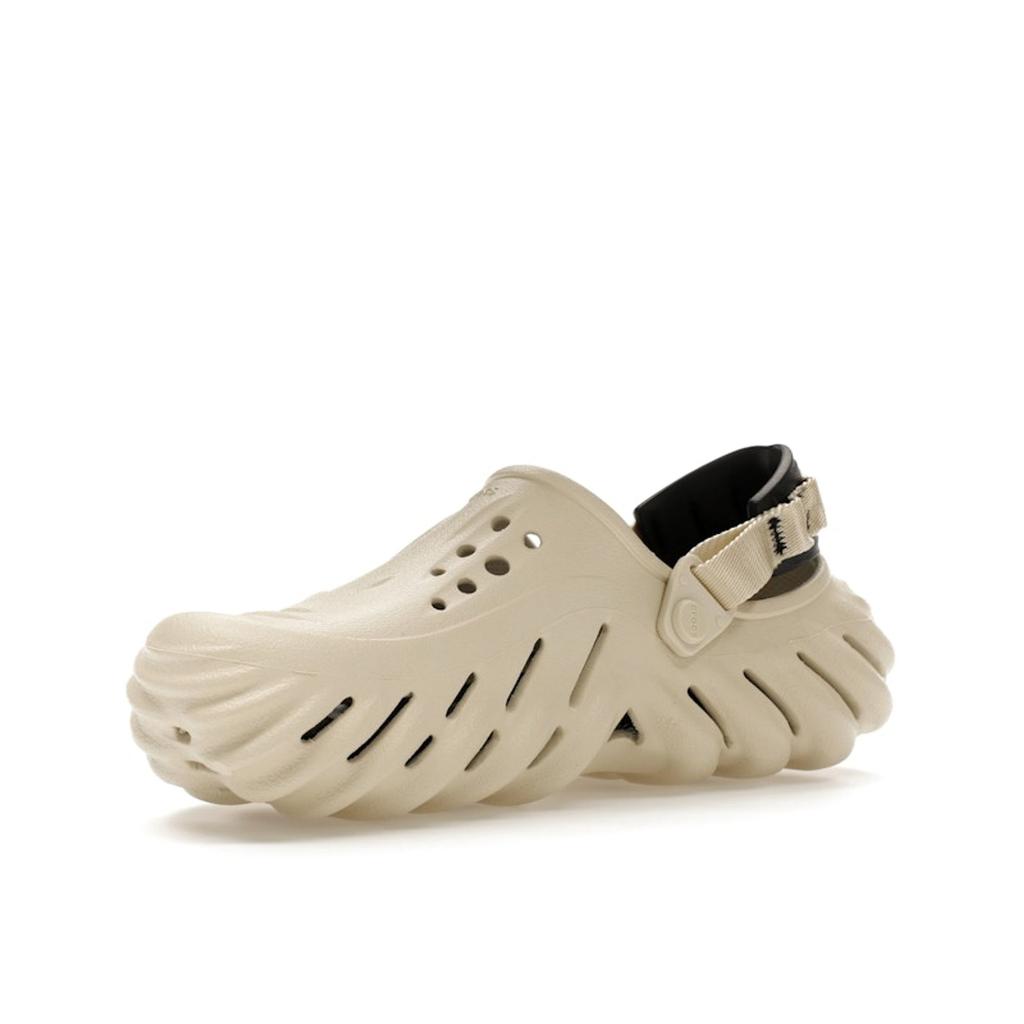 Crocs Echo Clog Bone Black Unisex Sneakers Cream 207937-2YJ