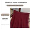 Plus-Size A-Line Sweater Skirt for Women - Slimming, Long, and Loose Fit