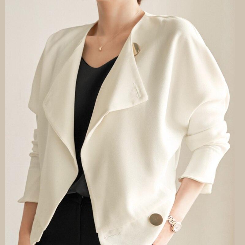 

Весенняя мода во французском стиле с длинными рукавами и белыми пуговицами, шифоновые повседневные рубашки и блузки