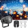 Party Supplies White Snowstorm Stage Lights Christmas Decoration Party Special Lamp Snowflake Light