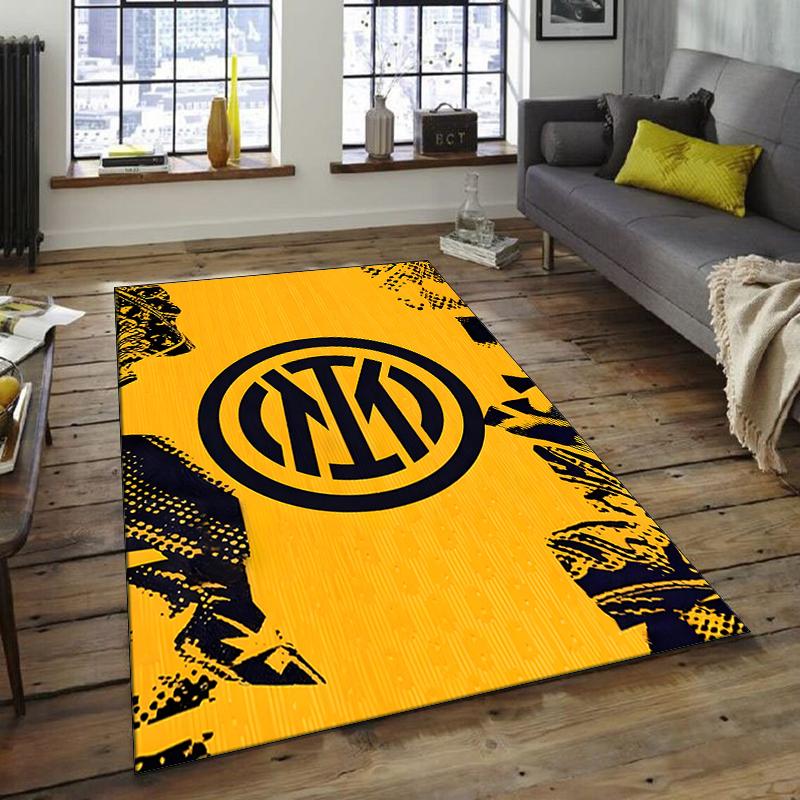 1 Stück Fußballteam-Design Teppich - Rutschfest, Weich & Gemütlich Fußmatte für Wohnzimmer, Schlafzimmer, Büro - Dekoteppich für Innen/Außen