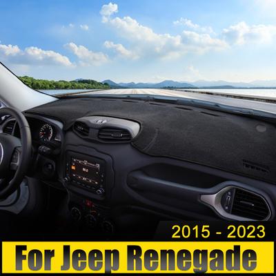 Automobilio priedai Jeep Renegade BU 2015 2016 2017 2018 2019 2020 2021 2022 2023 prietaisų skydelio uždangalas Apsauga nuo šviesos Kilimas Apsauga nuo UV spindulių