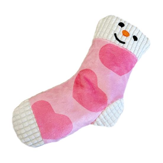 

Плюшевая носочная игрушка для собаки Интерактивная вельветовая пищащая жевательная игрушка для собаки Игрушка для скрытия еды и нюхания Безопасная для щенка при смене зубов Снятие скуки