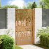Garden Gate 100 x 200 cm Weathering Steel Trace Design