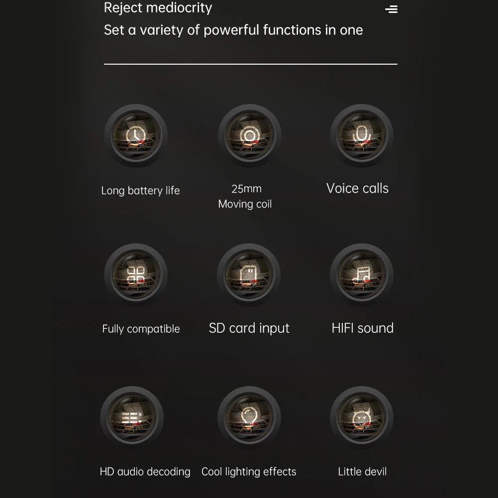 Sevimli Çalar Saat Bluetooth Hoparlör LED Dijital TF Çift Alarmlı Saat Hoparlör Ev Dekorasyonu Çocuk Odası Uyku Masa Saati