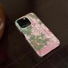 Vintage Traditional Buddha Greenery & Chinese Script Colorful Phone Case for iPhone 17 16 15 14 11 12 13 Pro Max Plus Back Cover