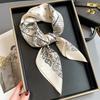 Luxury Brand  Skinny Neckerchief Scarf For Women Satin Silk Ribbons Bandana Ladies Neck Tie Wrist Wrap Shawl Echarpe