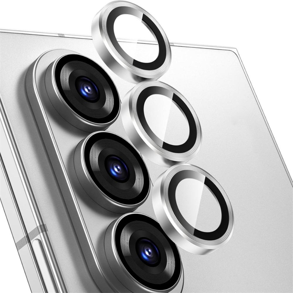 

HD Phone Lens Protector Scratch-Proof Aluminium Alloy Tempered Glass Anti-fall Accessories for Samsung Galaxy Z Fold 7 срібний