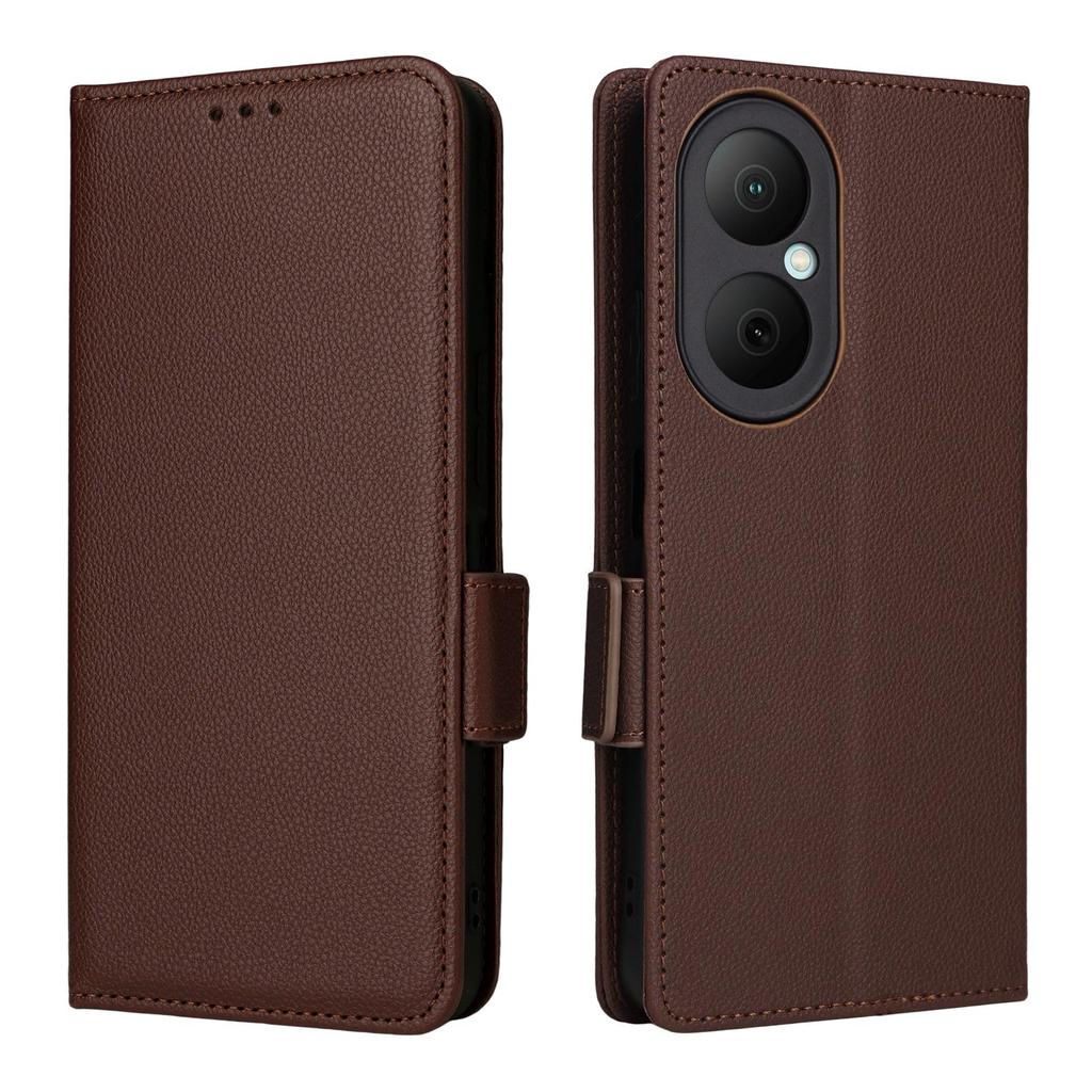 Flip Cover für Huawei Enjoy 80 4G PU-Leder Ganzkörperschutz Mit [RFID-Blockierung] Stoßfest Langlebig Retro Handyhülle