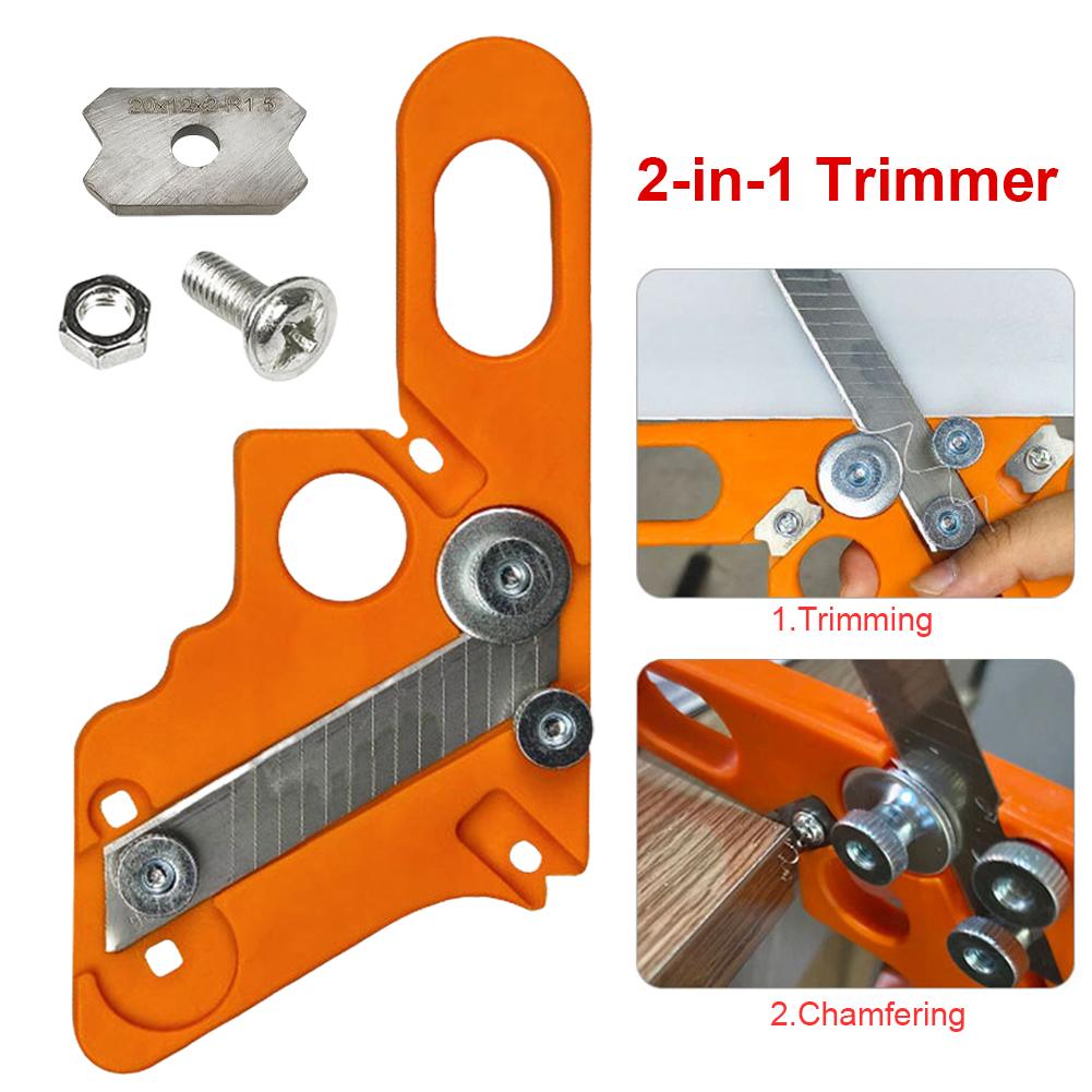 Manual Edge Banding Trimmer Woodworking Chamfer Plane Plastic Wood Chamfering Fillet Scraper Manual Edge Scraper Board Deburring