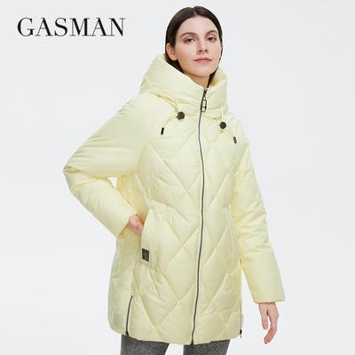 2021 Winter Down Jacket Collection Fashion Solid Stand-up Collar Women Coat Elegance Oversize Hooded Women's Jackets 8198
