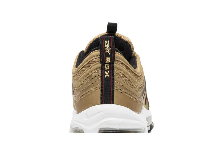 Men's Sneakers Nike Air Max 97 Metallic Gold (2017/2018) Metallic Gold/Varsity Red-White-Back