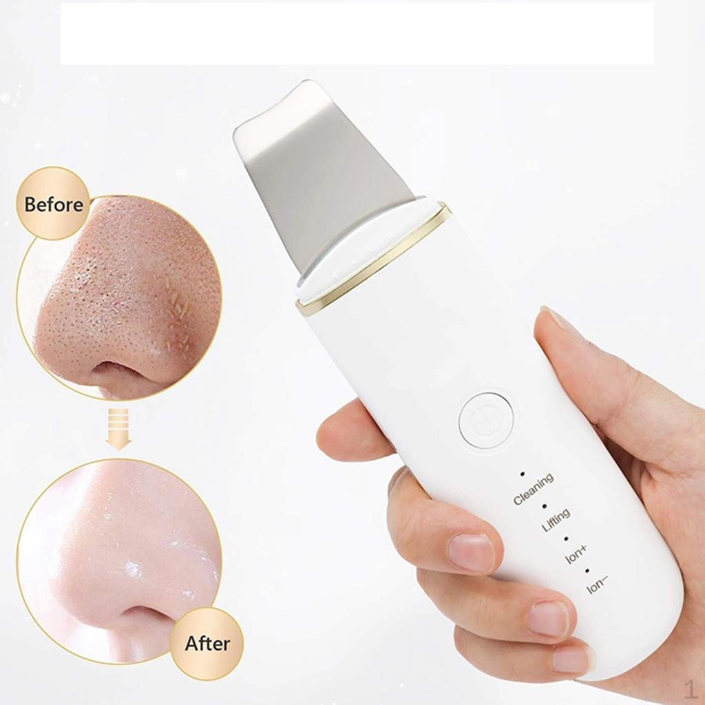 

Skin Remover Peel Peeling Exfoliator Lifting with 4 Modes Rechargeable for Heimreise White