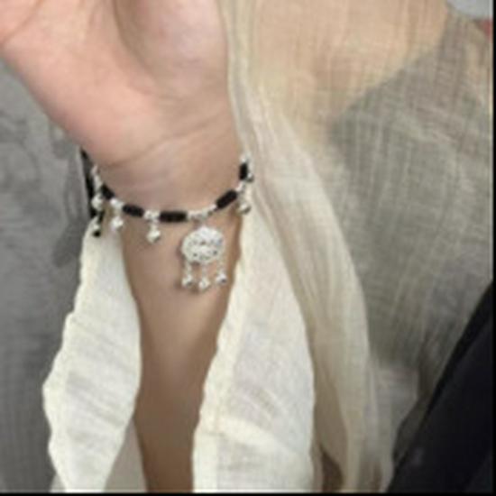 Bracelet Zodiaque Cloche Xiangyun Fille Miaojiang - Design Haut de Gamme Style Chinois