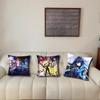 Ororon Genshin Impact Pillow Case Fan Style Square Home Decor Cushion Cover Design Printed