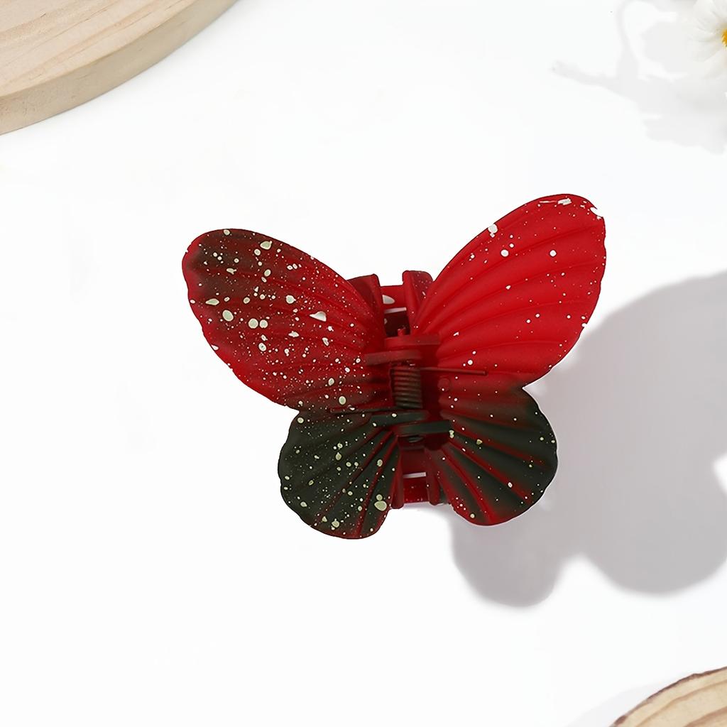 1PC Gradual Change Color Butterfly Elf Fashion Hair Clip, Women's Elegant Temperament Accessories Hair Accessories