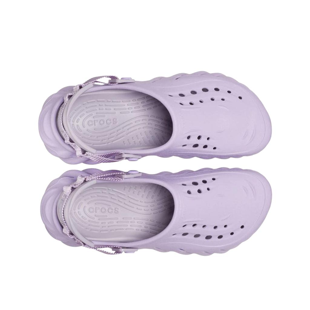 Crocs Echo Clog Comfortable Versatile Clogs Women Clogs Purple 207937-530