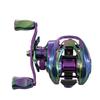 Viduka Colorful Water Drop Fishing Reel for Black Bass - 10 Bearings, Double Line Cup, Micro-Lure, Magnetic Brake.