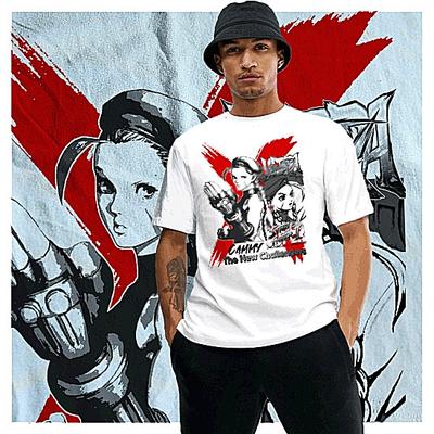 Anime T-Shirt Japanischer Krieger Klasse Militär Anime Gamer Krieger Größe S-2XL T-Shirt
