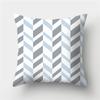 Grey Blue Pillowcase Geometric Cushion Cover Peach Skin Cushion Sofa Cushion Cushion Pillowcase Home Decor Pillowcase
