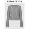 UR2026 Women's Casual Knit Cardigan with Colorful Dots