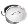Commercial SUS304 Thick Induction Soup Pot with Lid