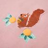 Children's Long-sleeved T-shirt Squirrel Design 2 Colors Available 92-104-116-128-140